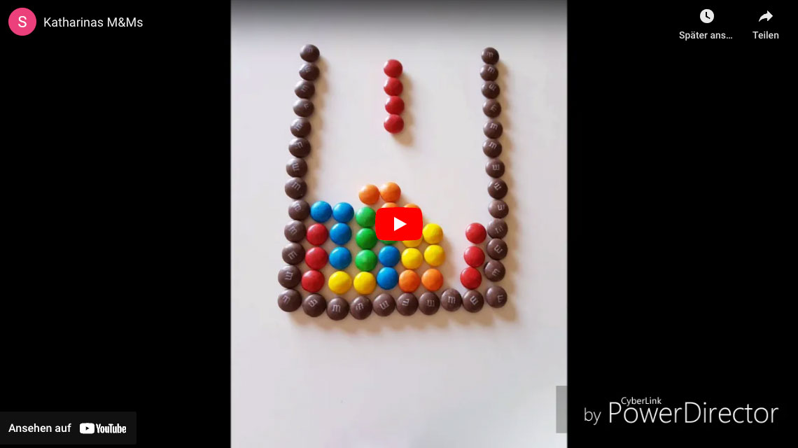 Sonja Schmidt, M&M game go. Animationsfilm von Katharina